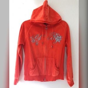 BCBGMaxAzria • Embroidered • Velour • Tracksuit